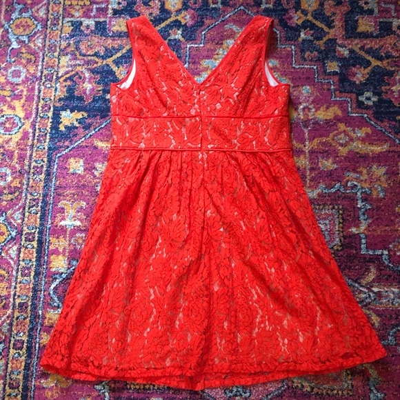 Adrianna Pappel Fit and Flare V neck EUC size 16W - Picture 4 of 7